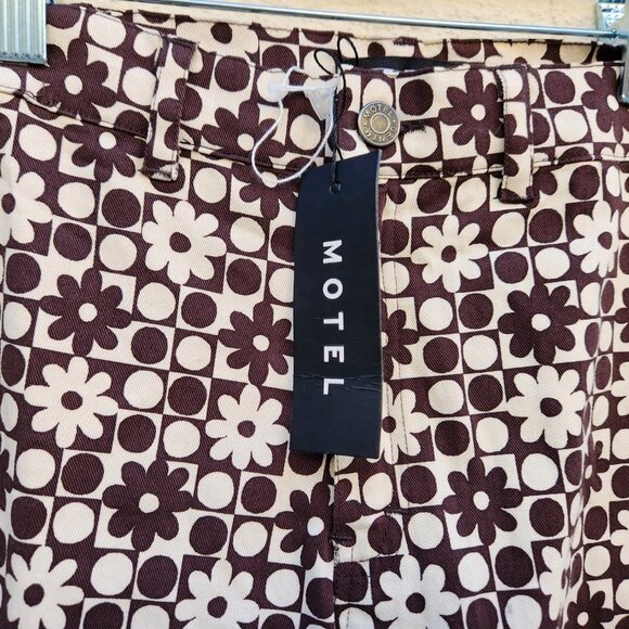 5/$100 SALE - MOTEL Zoven Trouser Daisy Patchwork - Picture 7 of 10